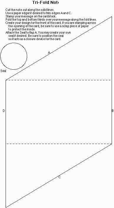 Free Printable Folding Card Template Cards Design Templates