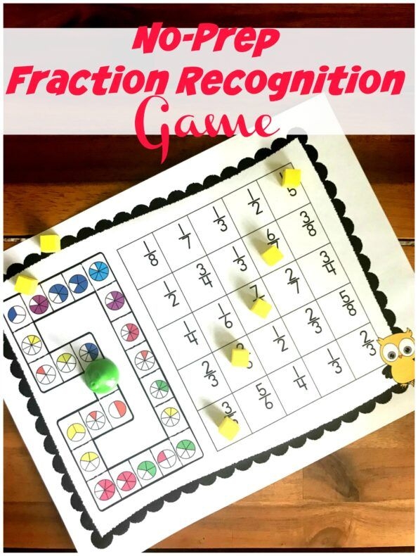 Free Printable Fraction Board Math Games Artofit