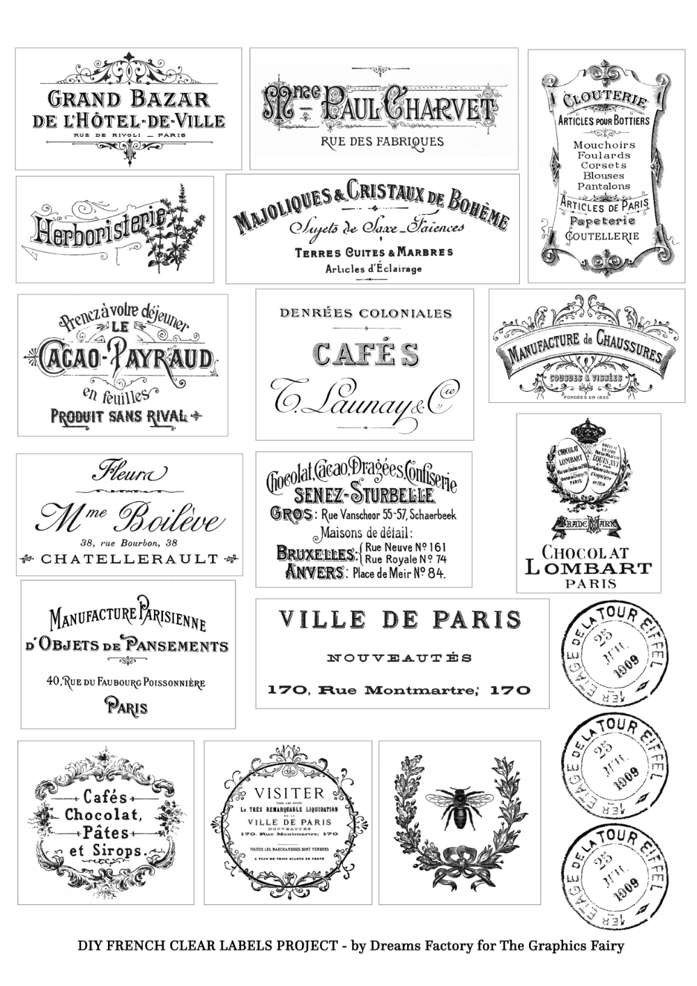 Free Printable French Labels Printable Word Searches