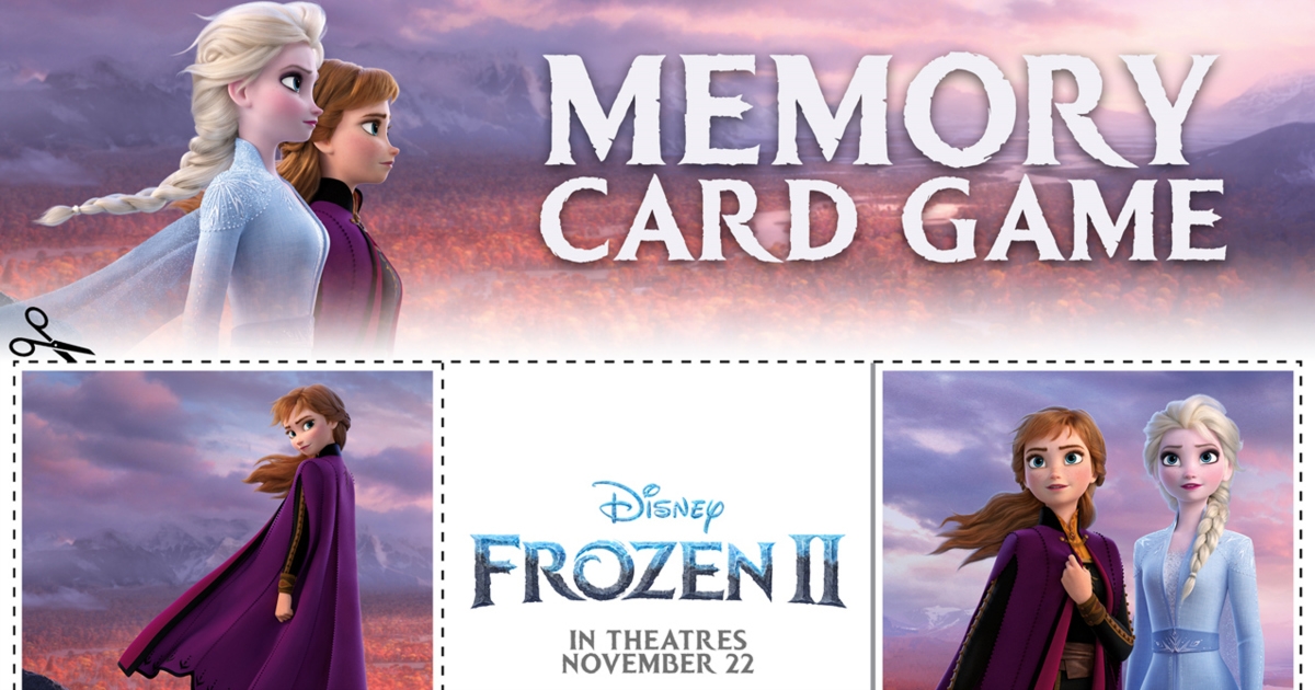 Free Printable Frozen Memory Game Cards Mama Likes This