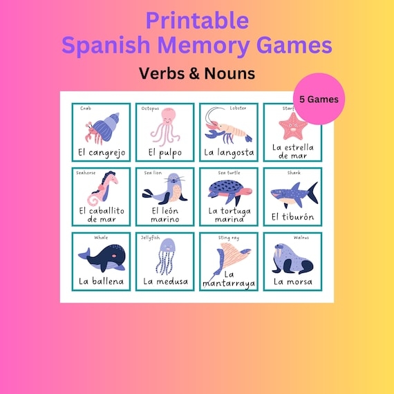 Free Printable Games To Learn Spanish Download Free Printable Games To 