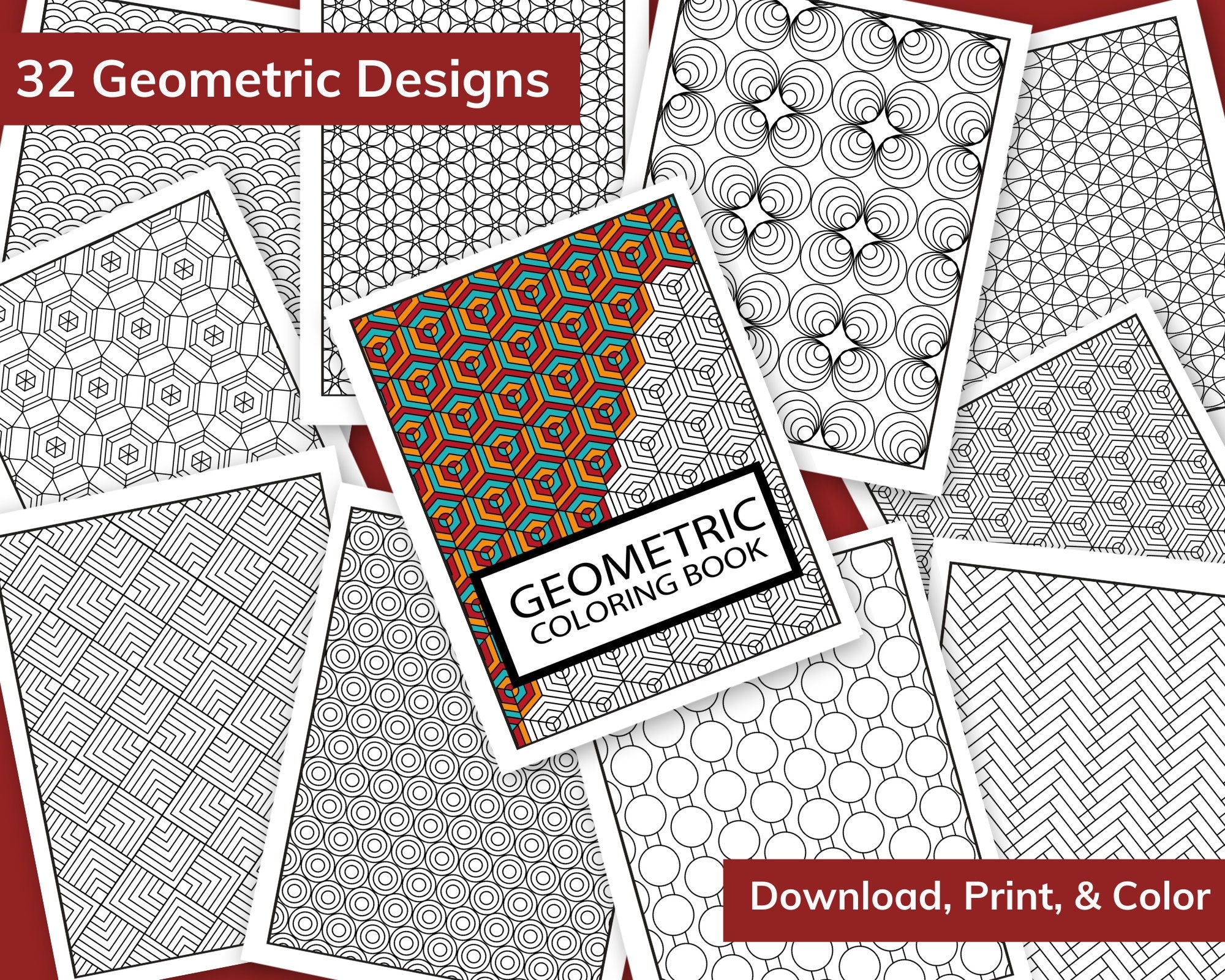 Free Printable Geometric Designs To Color Download Free Printable 