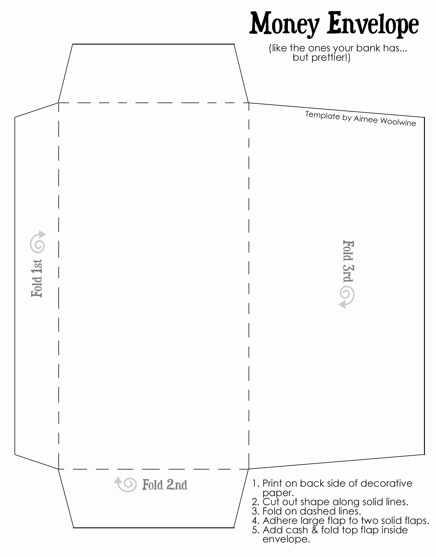 Free Printable Gift Card Envelope Template Free Printable