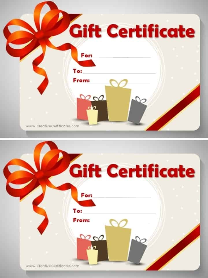 free printable gift cards templates