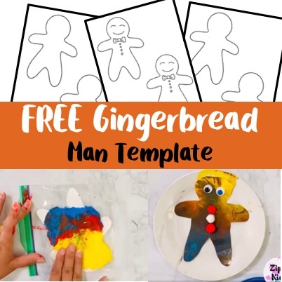 Free Printable Gingerbread Man Templates Zippi Kids