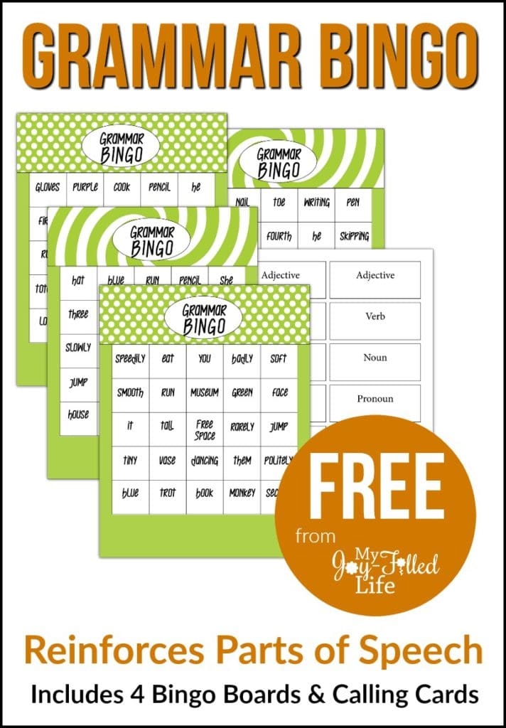 free printable grammar games for 3rd grade
