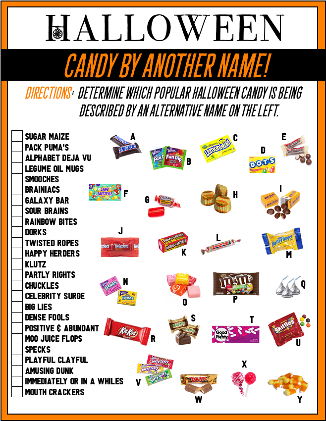 Free Printable Halloween Game