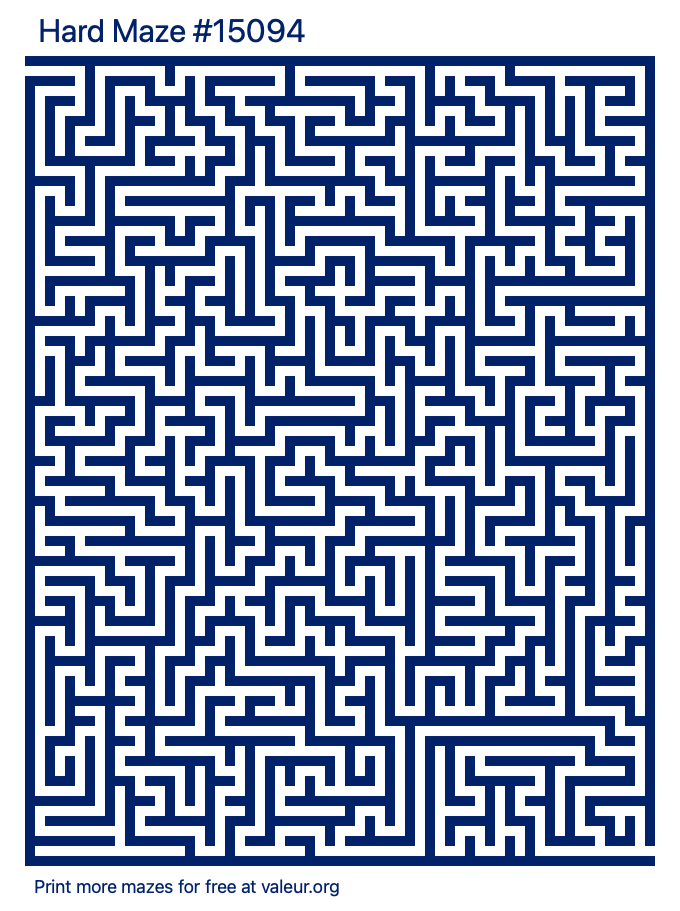 Free Printable Hard Maze With The Answer 15094