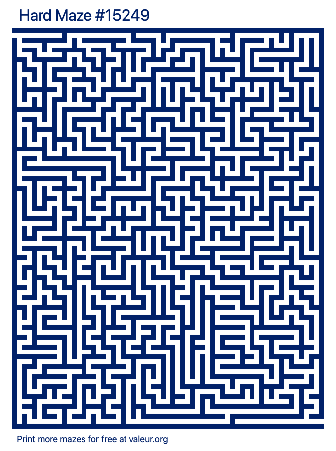 free printable hard maze games