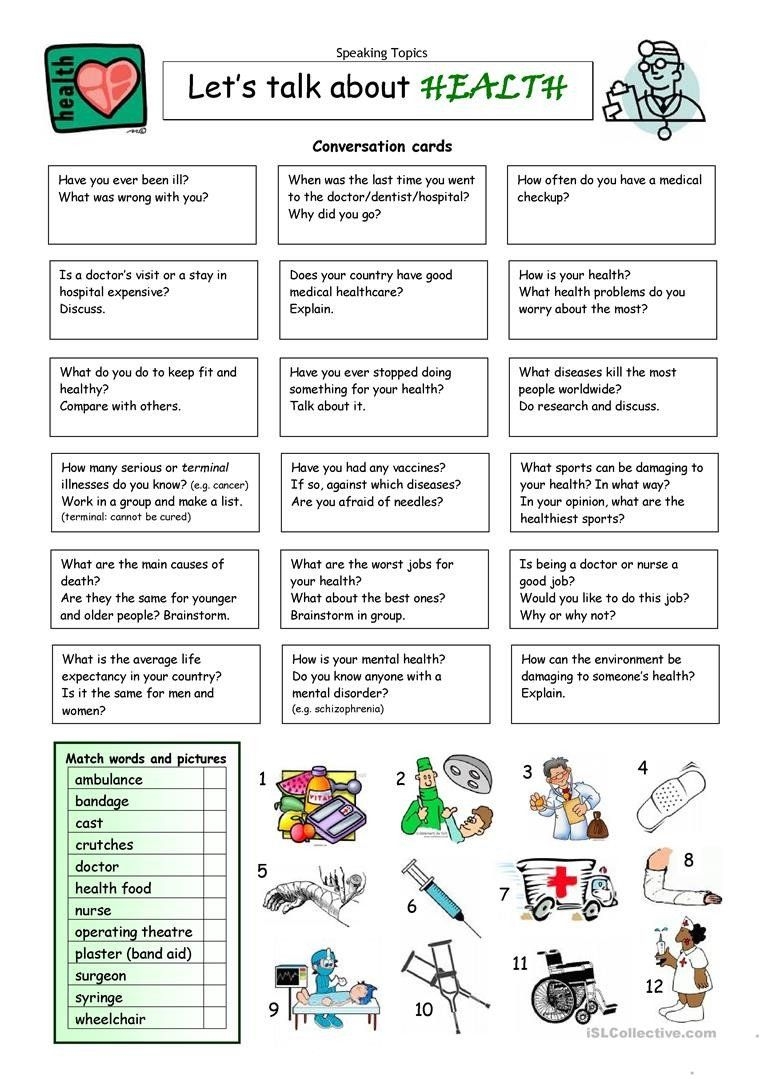 Free Printable Health Worksheets Printable Sight Words List