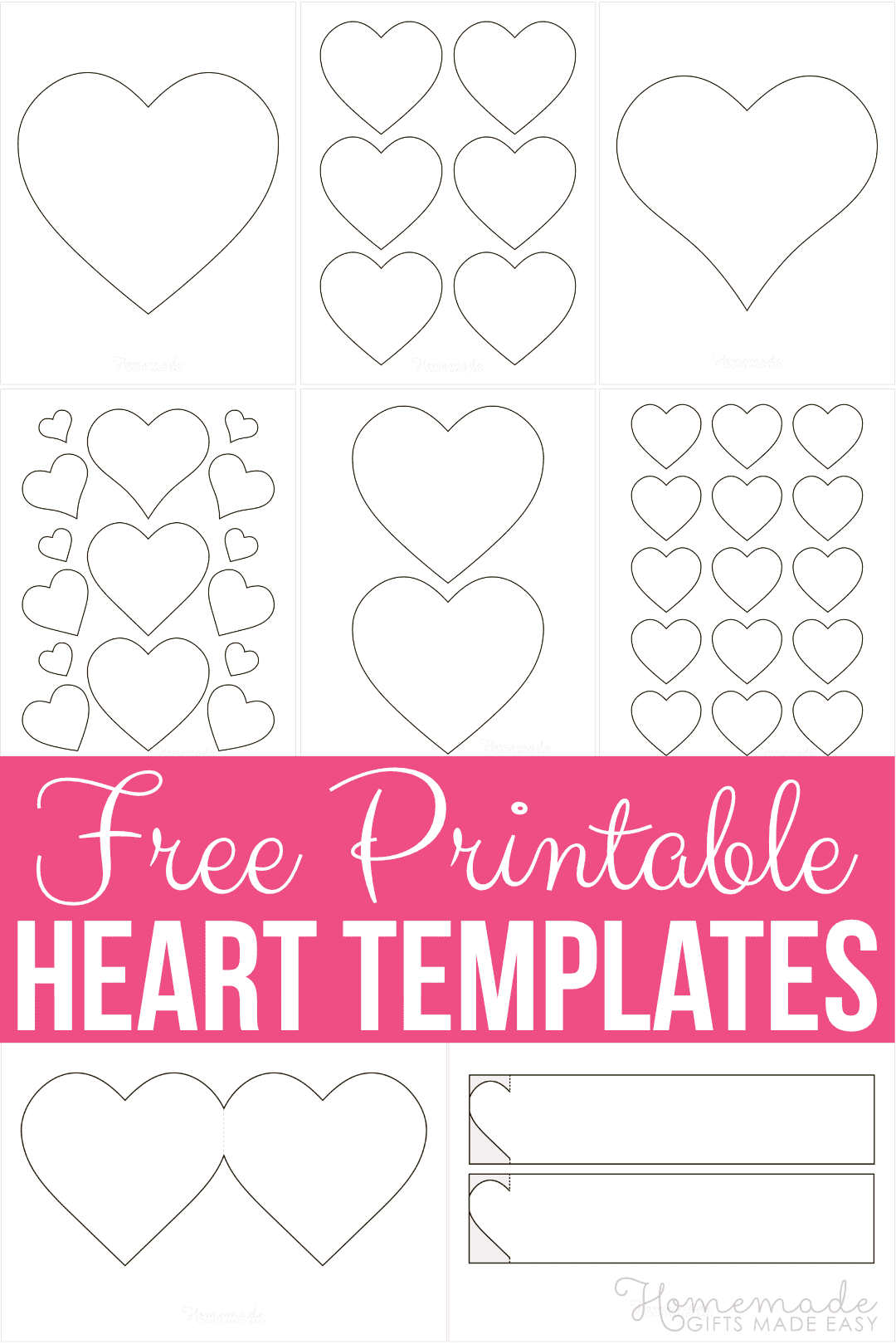 free printable heart pictures