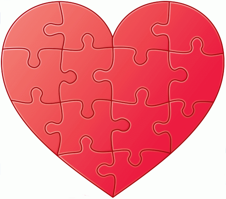 Free Printable Heart Puzzle Template Owen Leggett