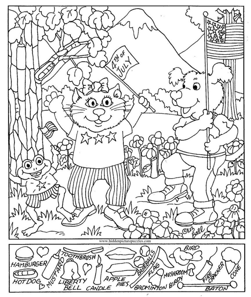 Free Printable Find The Hidden Object Games For Kids - Creative Printable