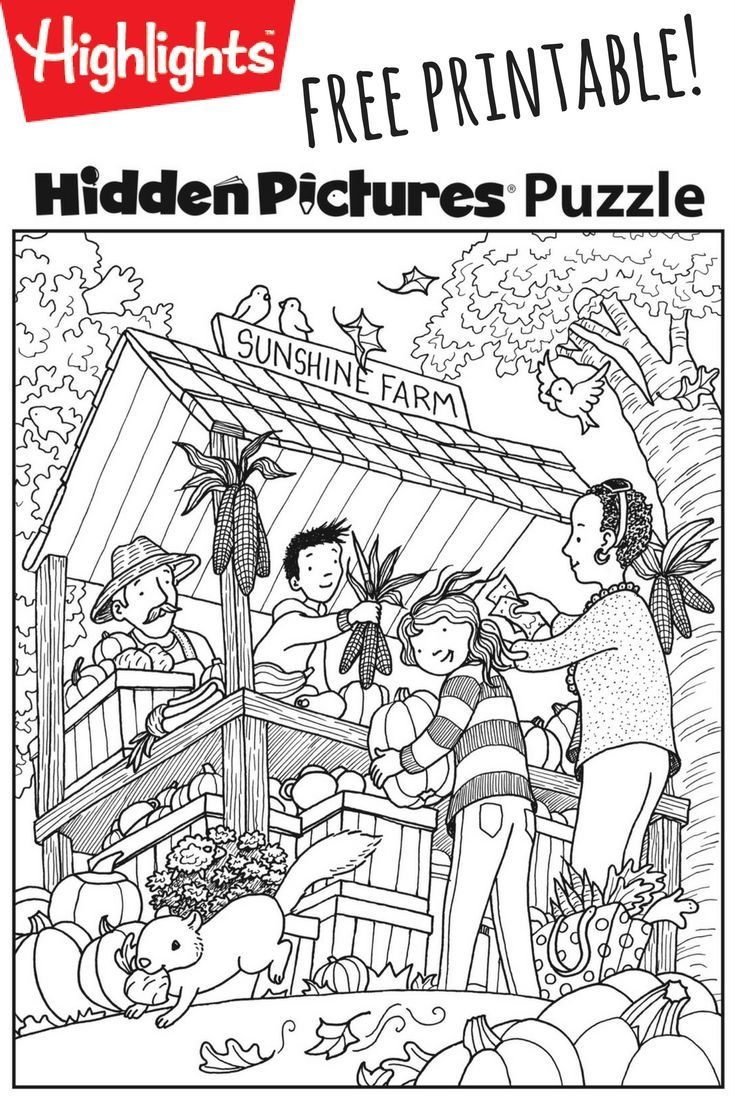 Free Printable Hidden Picture Puzzles For Kids Highlights Hidden 