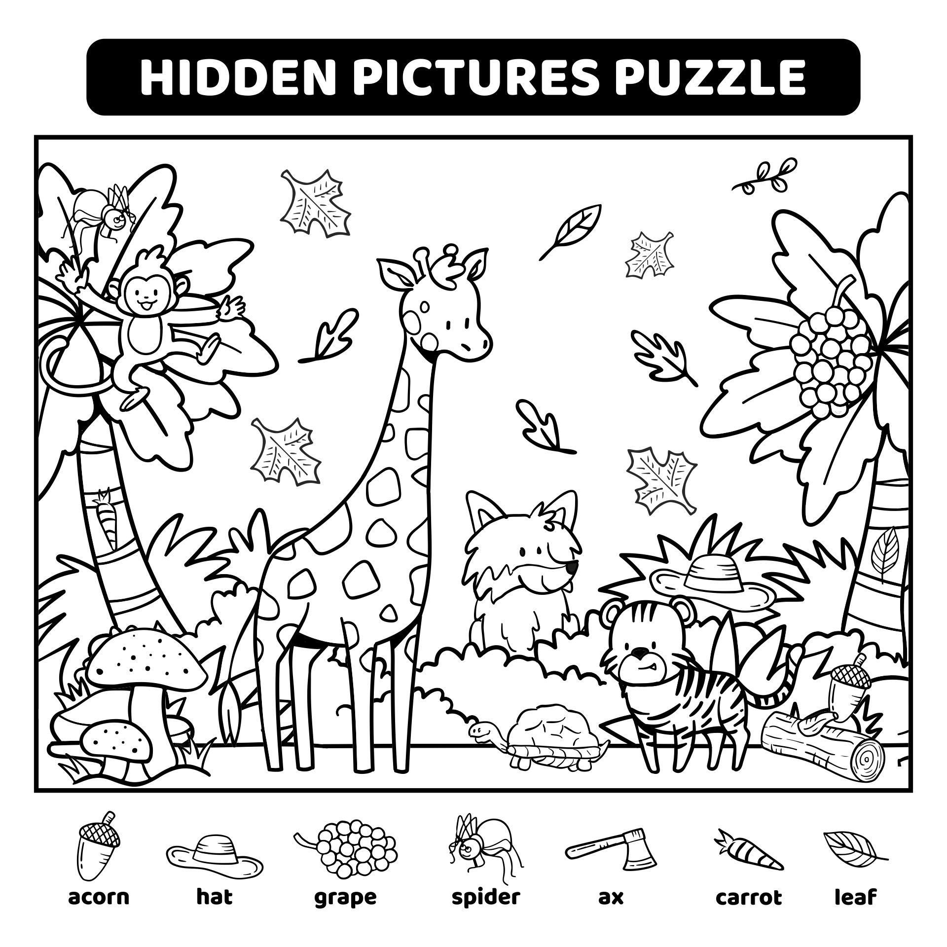 Free Printable Hidden Picture Puzzles