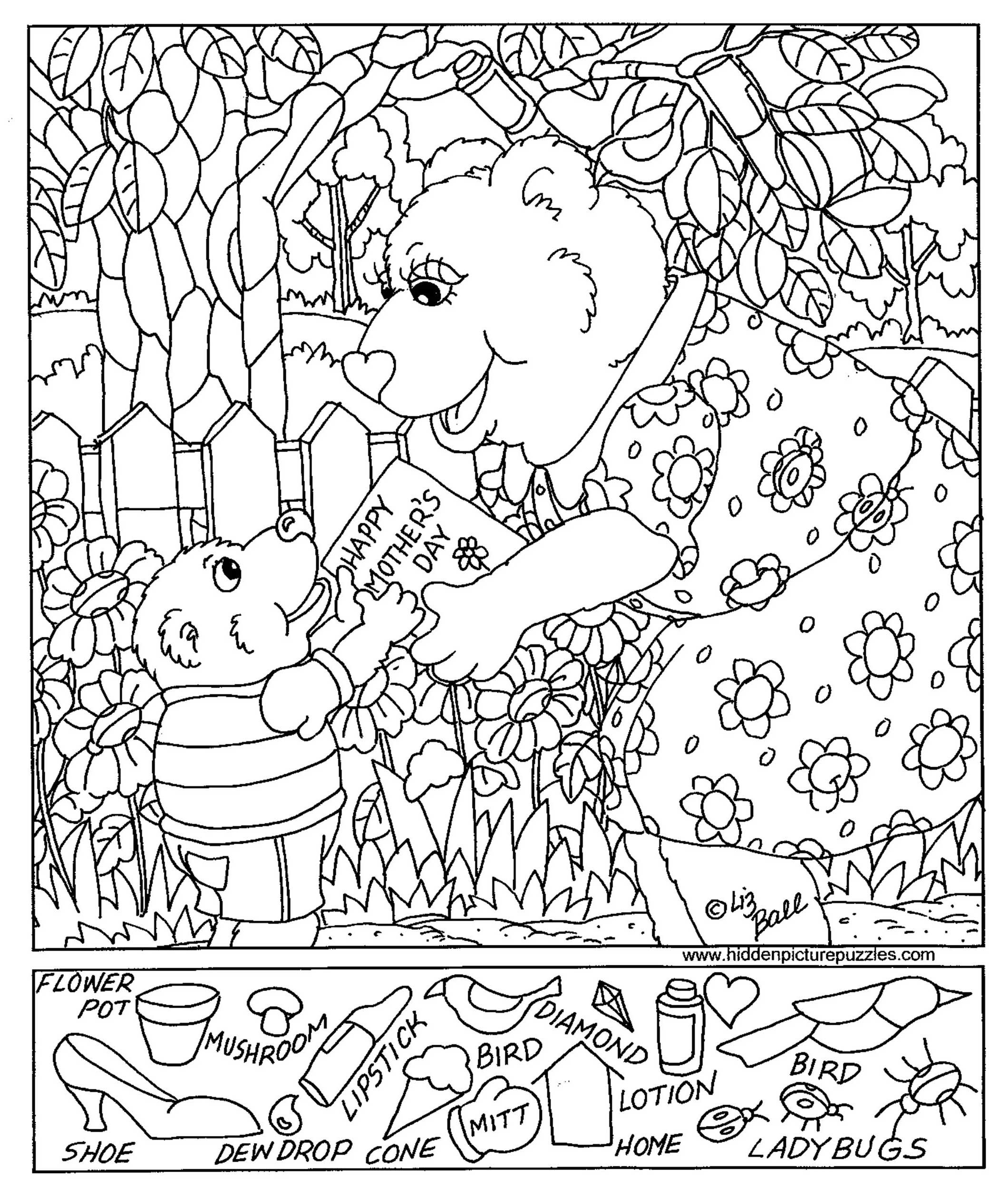 Free Printable Hidden Pictures For Adults Free Printable