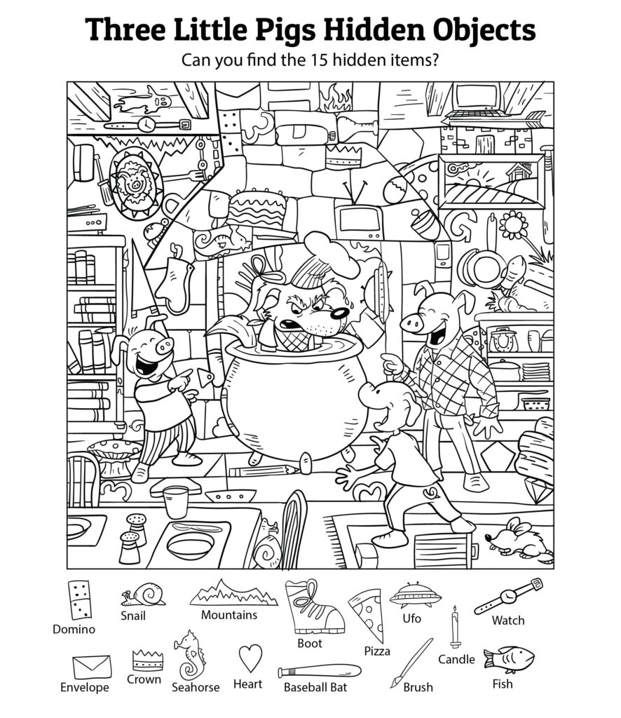 Free Printable Hidden Pictures Free Printable Templates