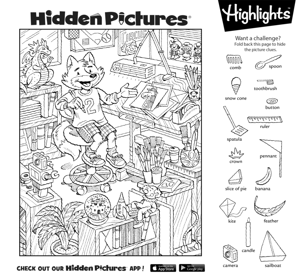 free printable hidden puzzle games