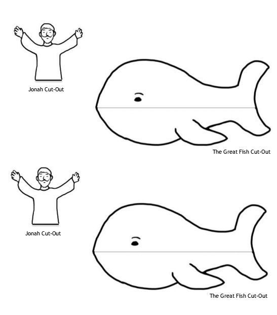 free printable jonah and the whale craft template