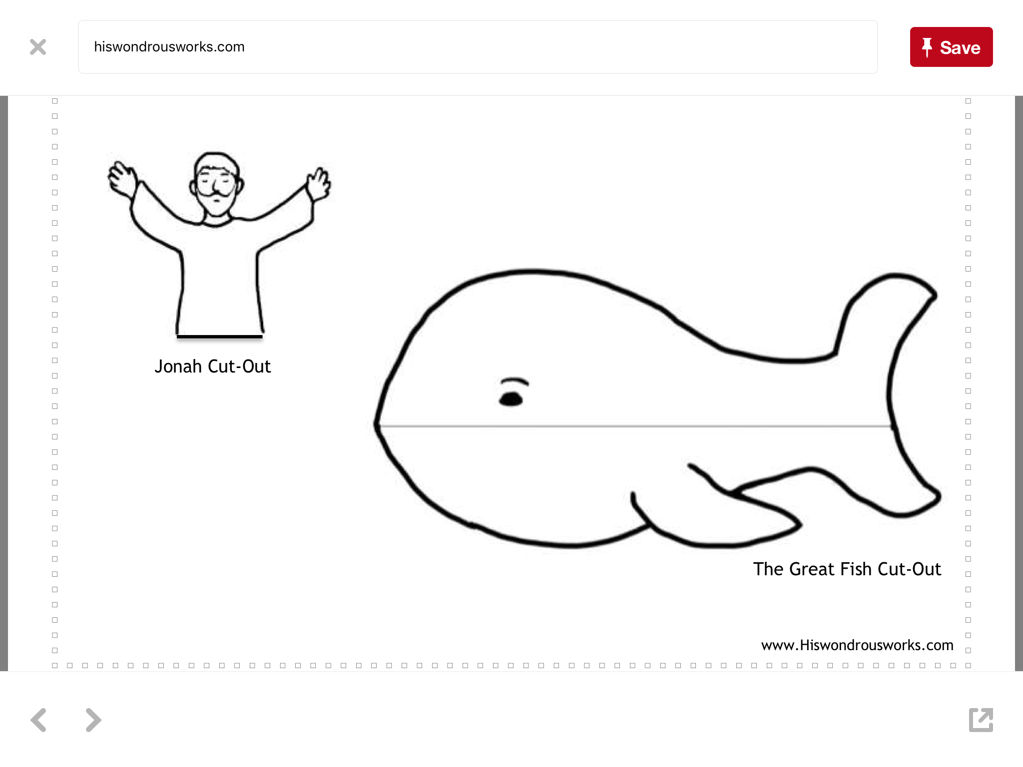 Free Printable Jonah And The Whale Craft Template Printables Template
