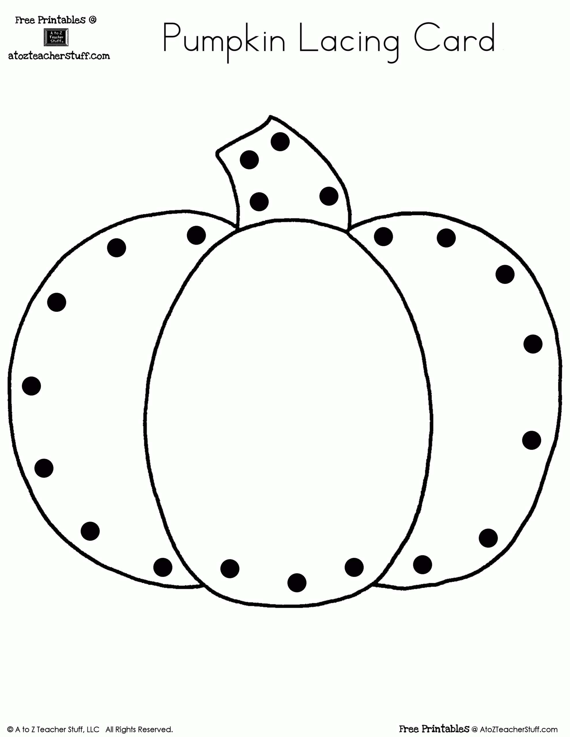 free printable lacing card templates