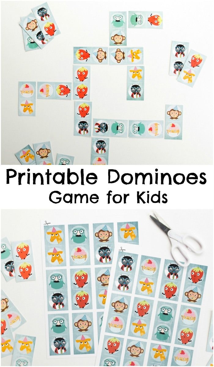 free printable dominoes game