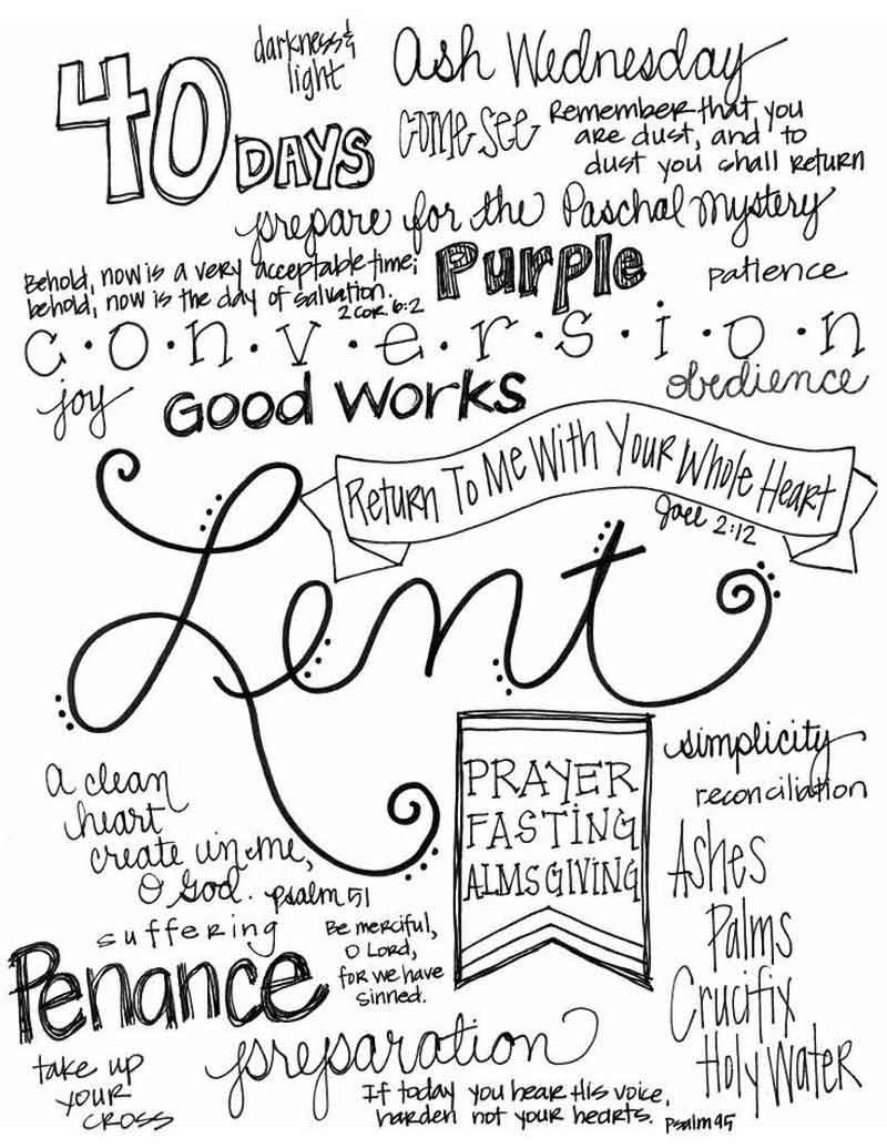 activities for lent printable