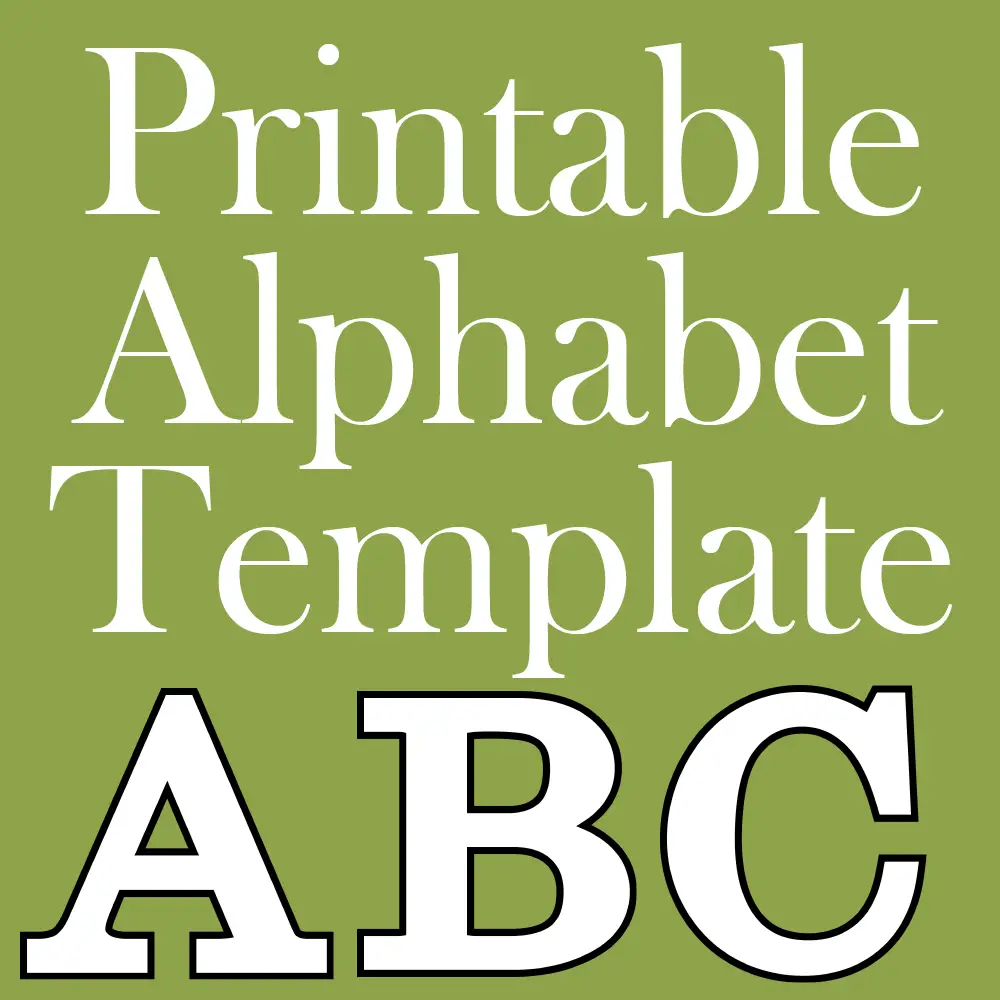 free printable letters with design