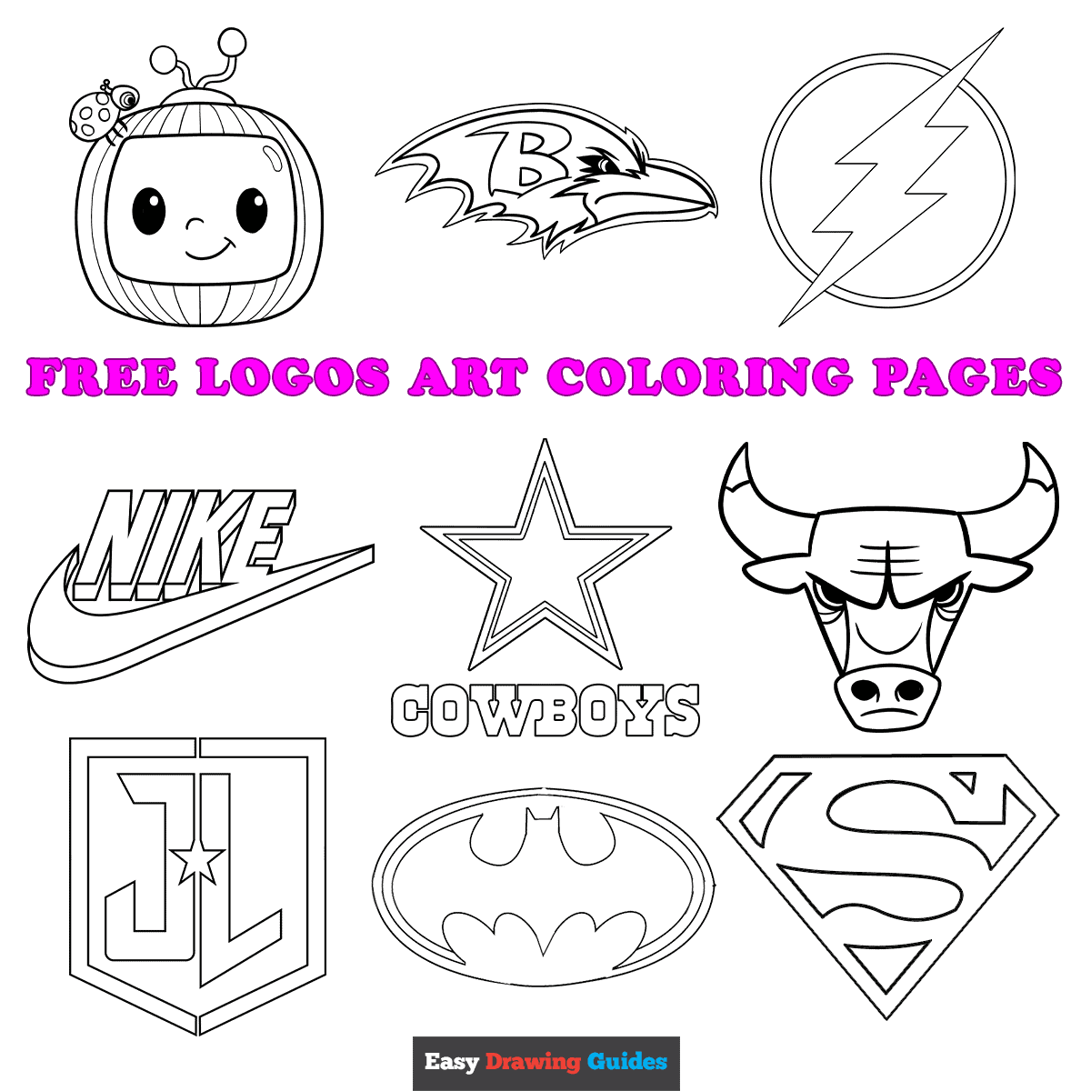 Free Printable Logos Art Coloring Pages For Kids 45 OFF