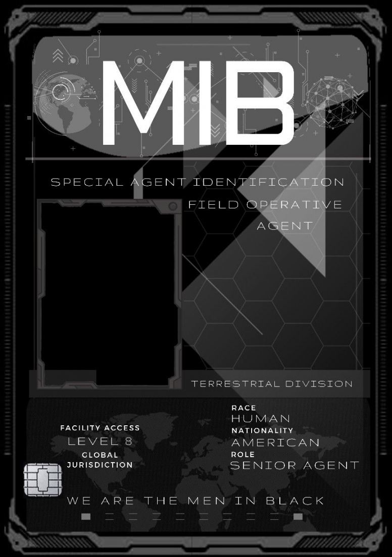 free printable mib id card template