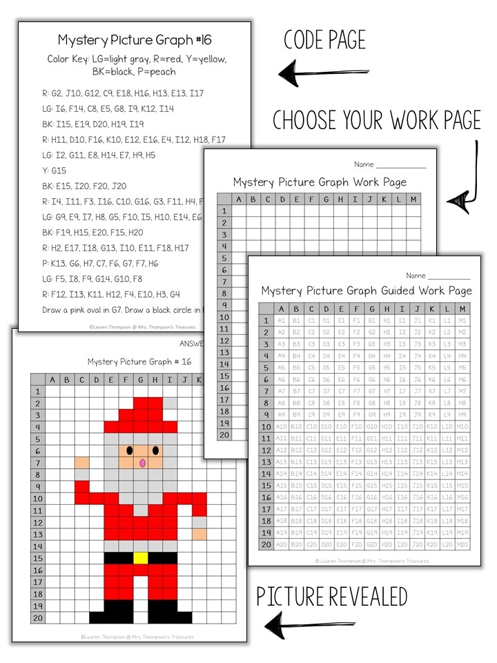 Free Printable Mystery Graph Worksheets