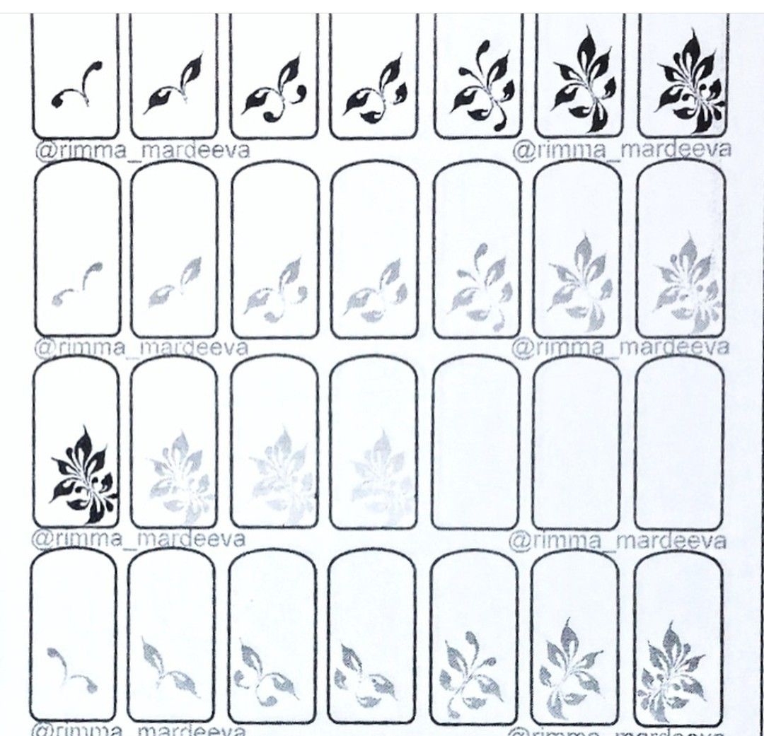 free printable nail art designs