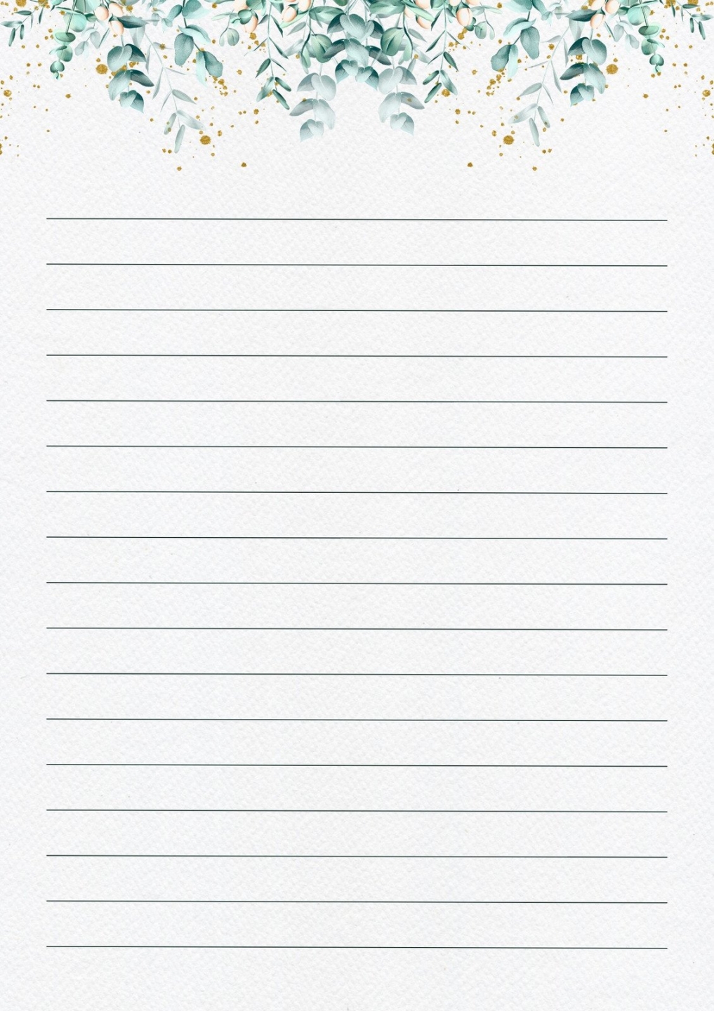 Free Printable Notepad Template FREE Printable A Z