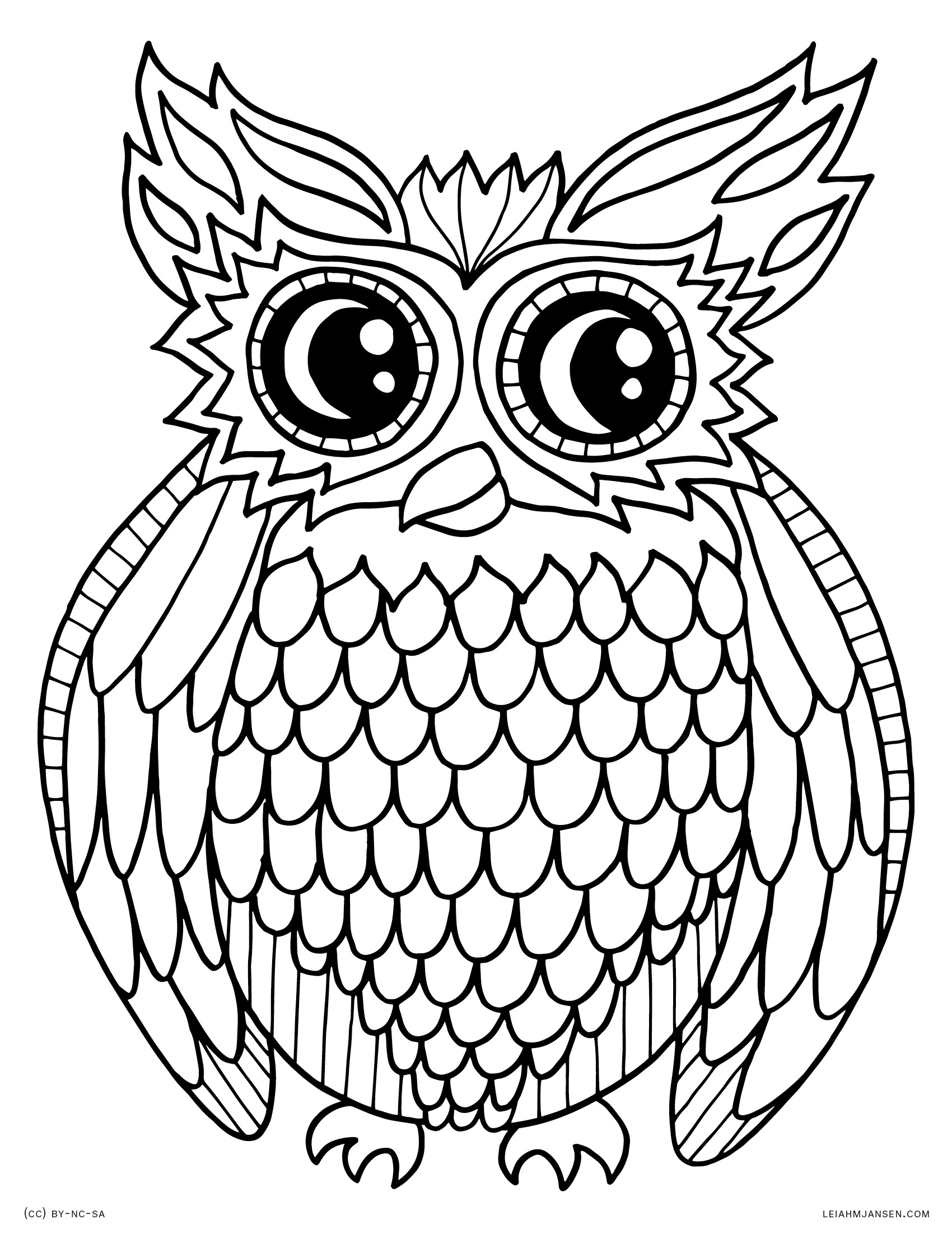 Free Printable Owl Pattern