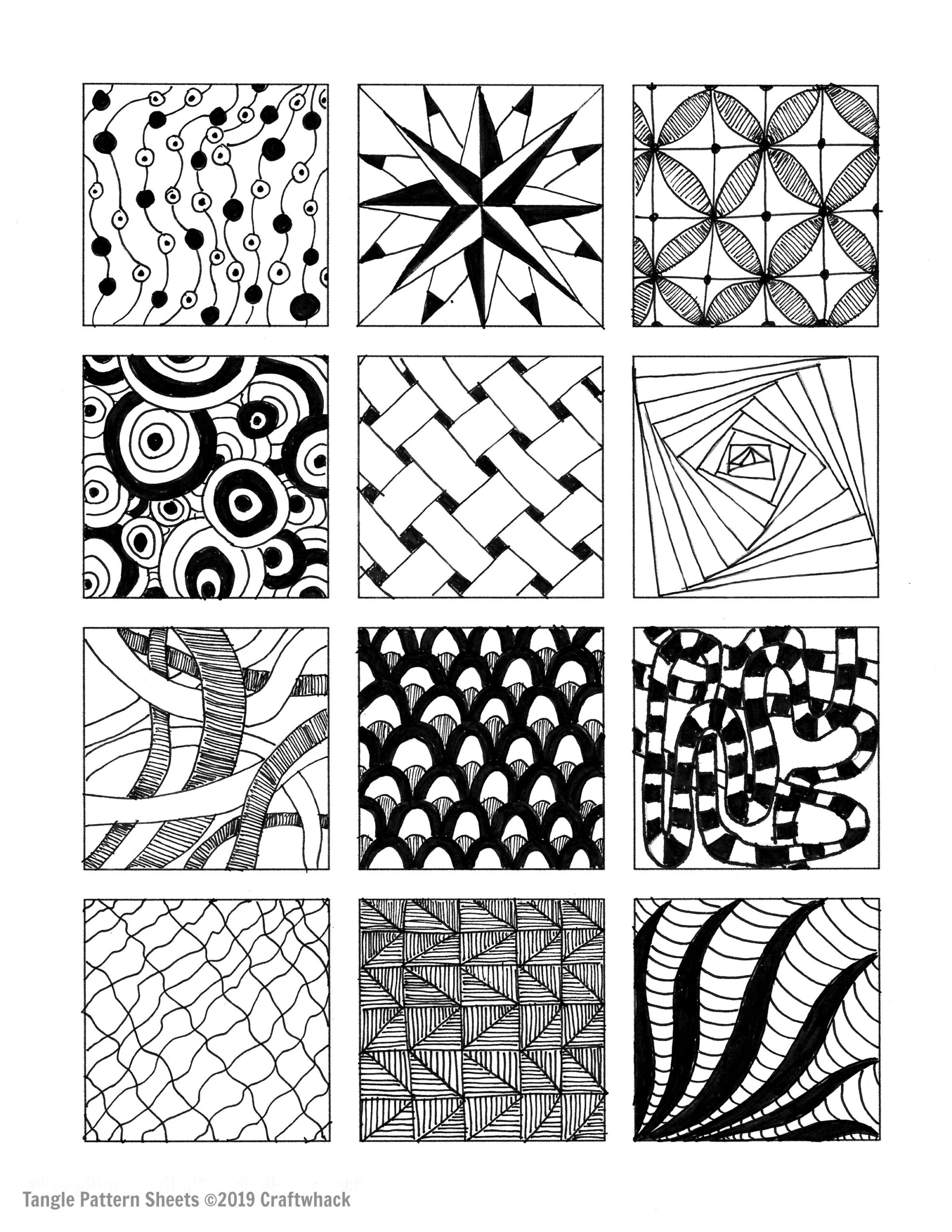 Free Printable Patterns For Zentangle Bugs Free Printable Pattern