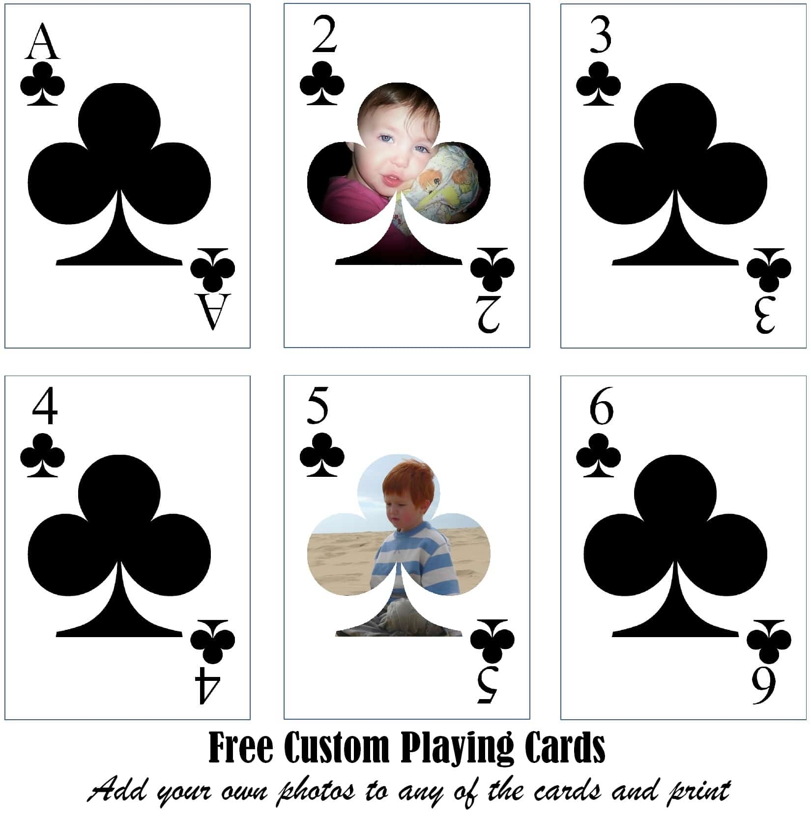 Free Printable Playing Cards Template Cardtemplate my id