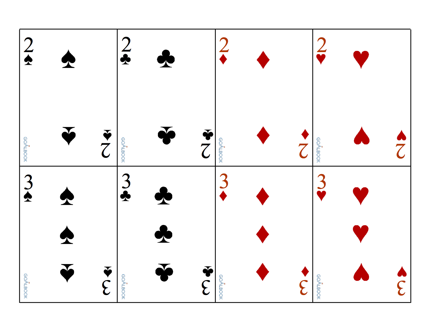 Free Printable Playing Cards Template Sarseh