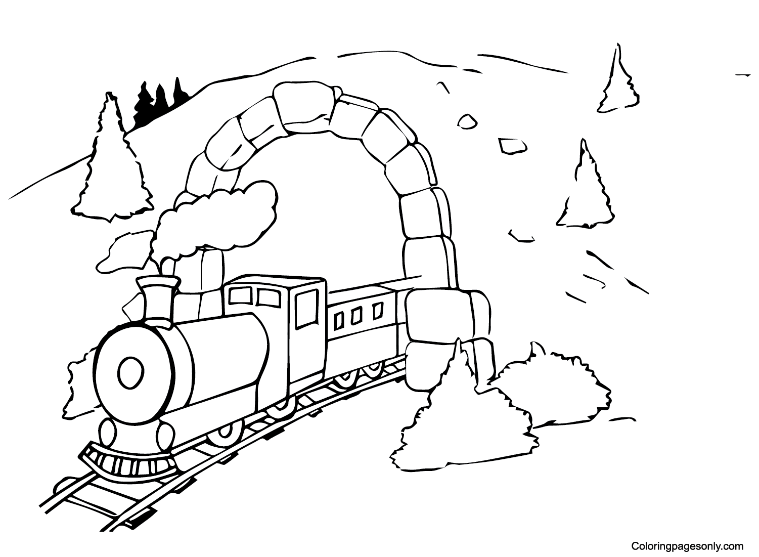 Free Printable Polar Express Coloring Page Free Printable Coloring Pages
