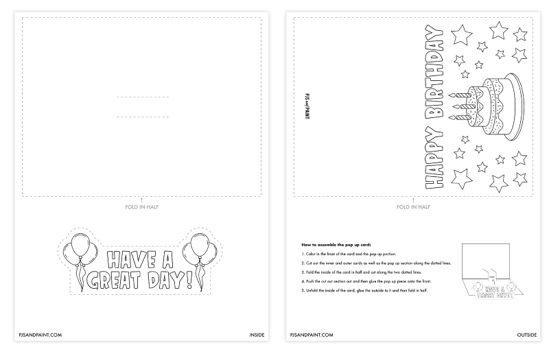 Free Printable Pop Up Birthday Card Templates Printab Vrogue co