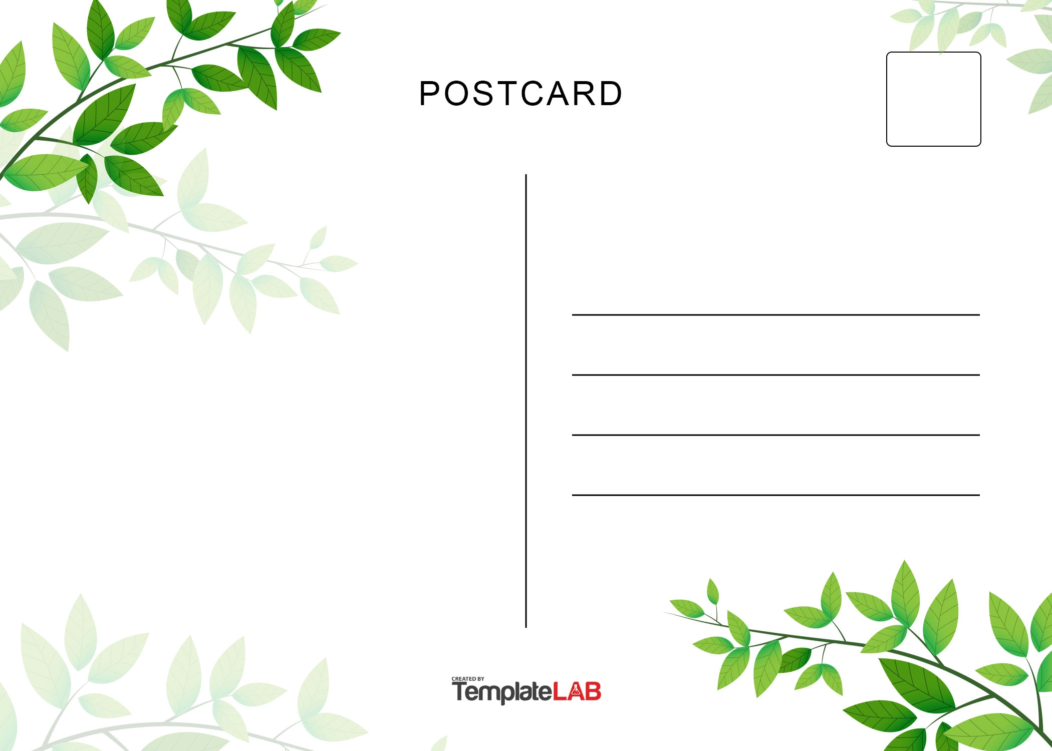 Free Printable Postcard Template Printable Templates Vrogue co