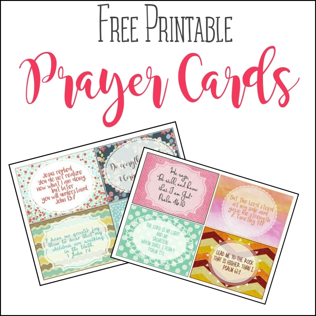 free printable prayer cards template