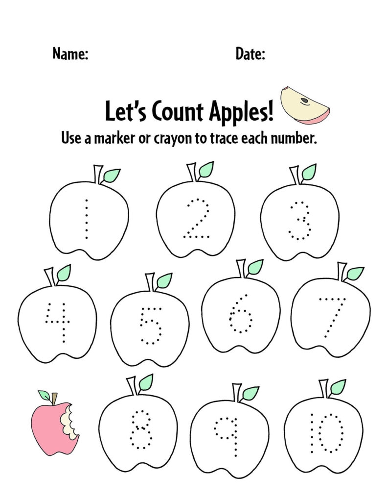 printable preschool activity