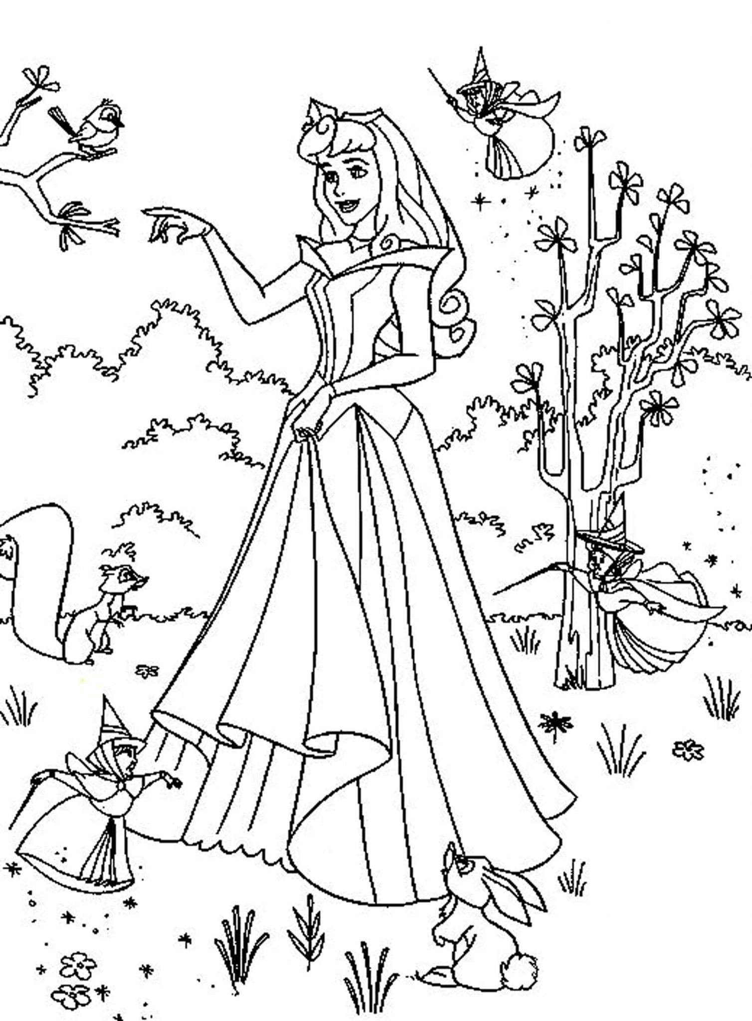 printable princess coloring pictures