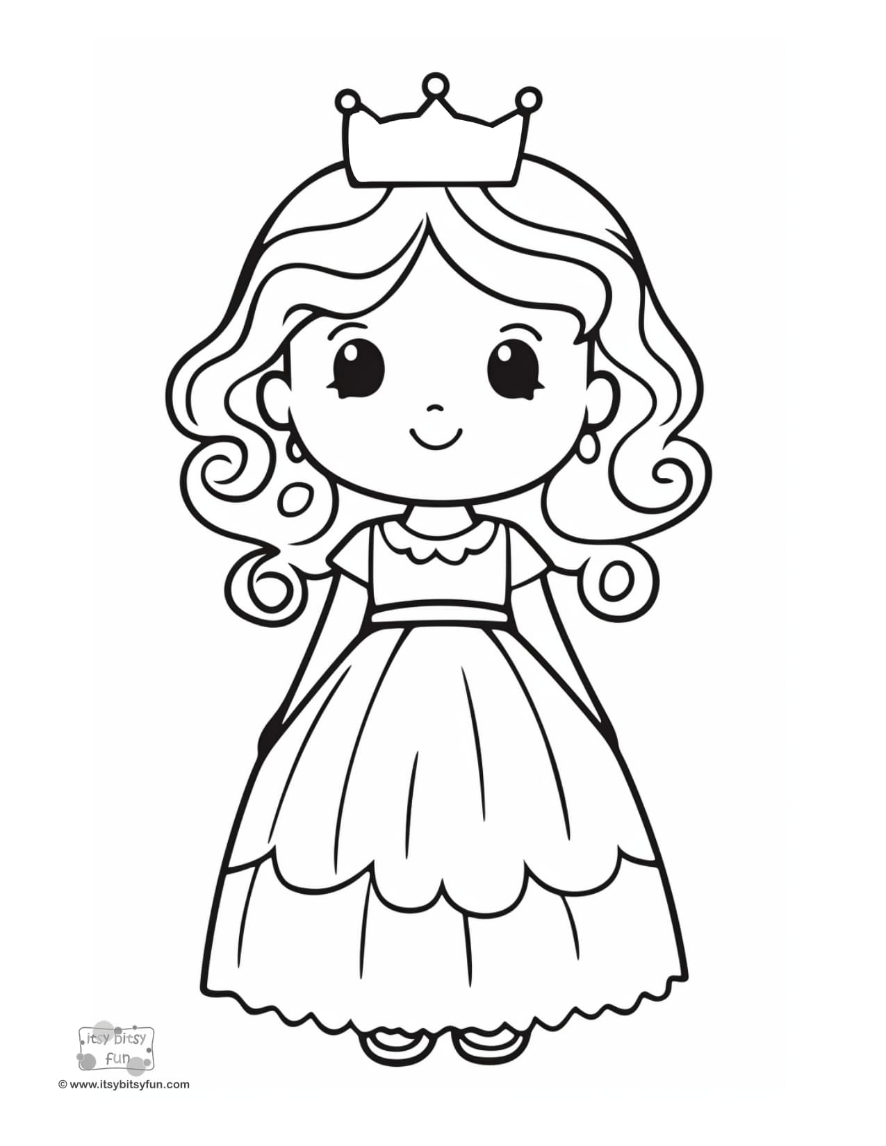 princess coloring pictures printable