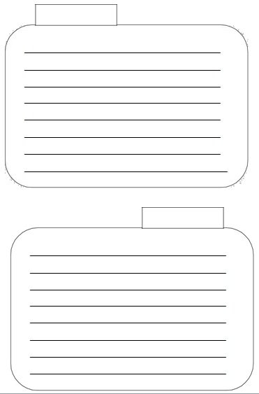 Free Printable Printable Index Card Template Free Templates Printable