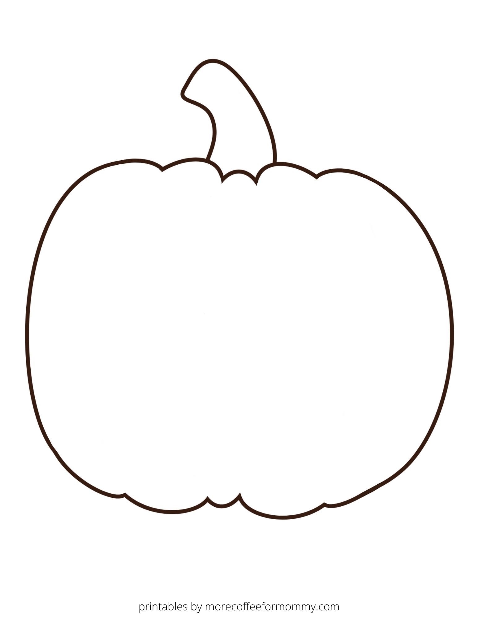 printable picture of a pumpkin