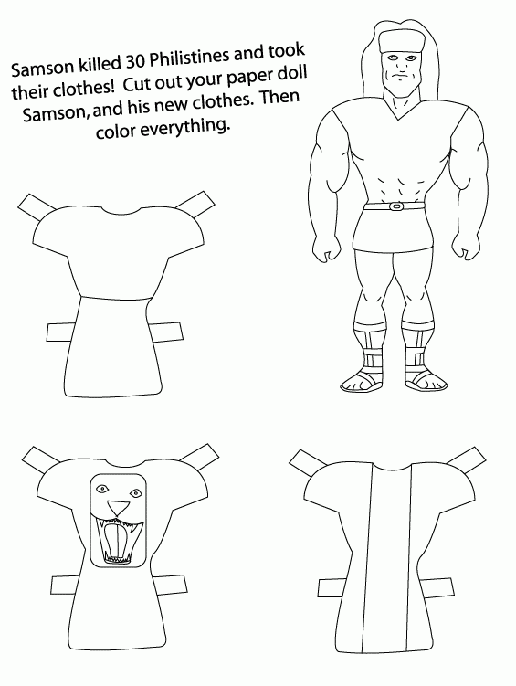 Free Printable Samson Craft Template Printable New Year Banners