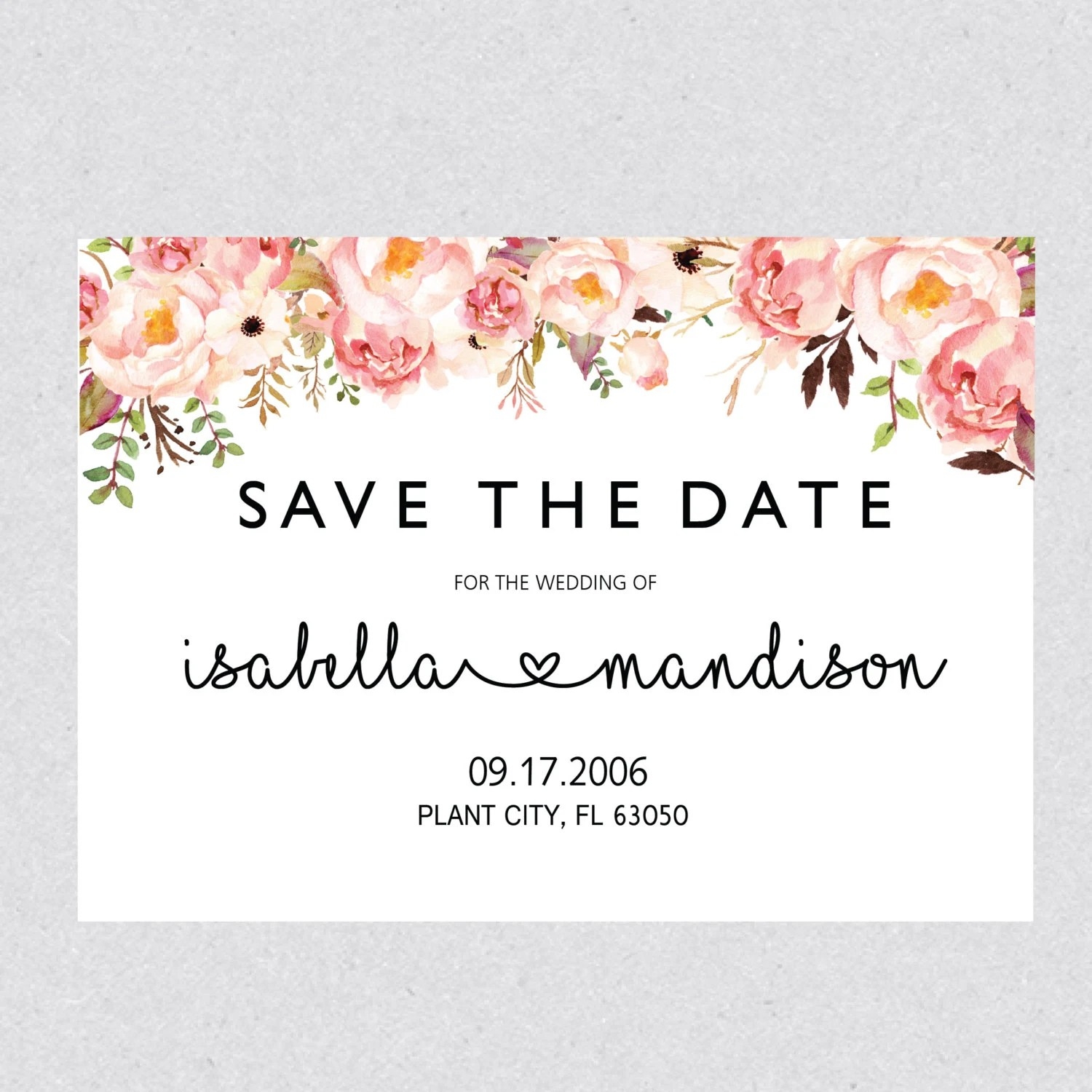 free printable save the date cards templates