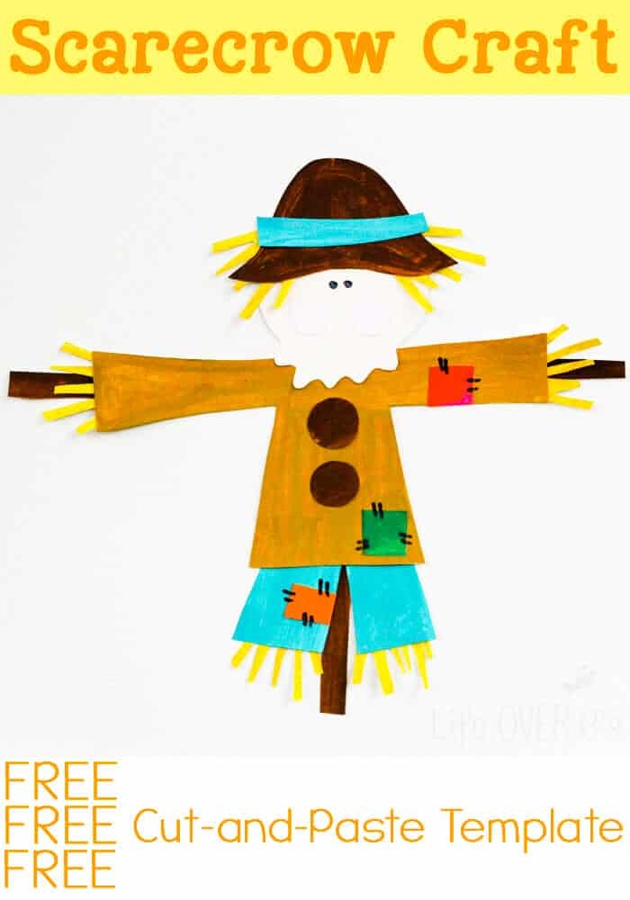 printable scarecrow craft template