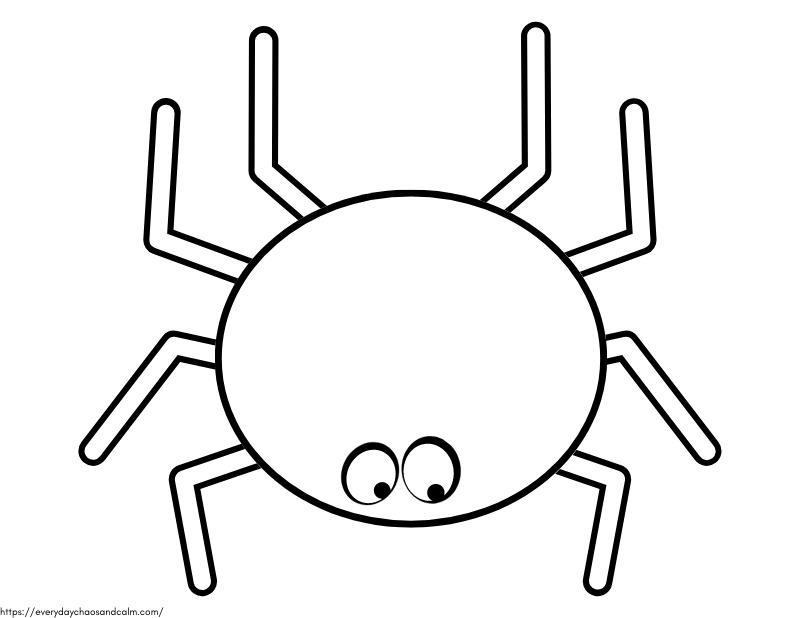 Free Printable Spider Craft Template Udlvirtual esad edu br
